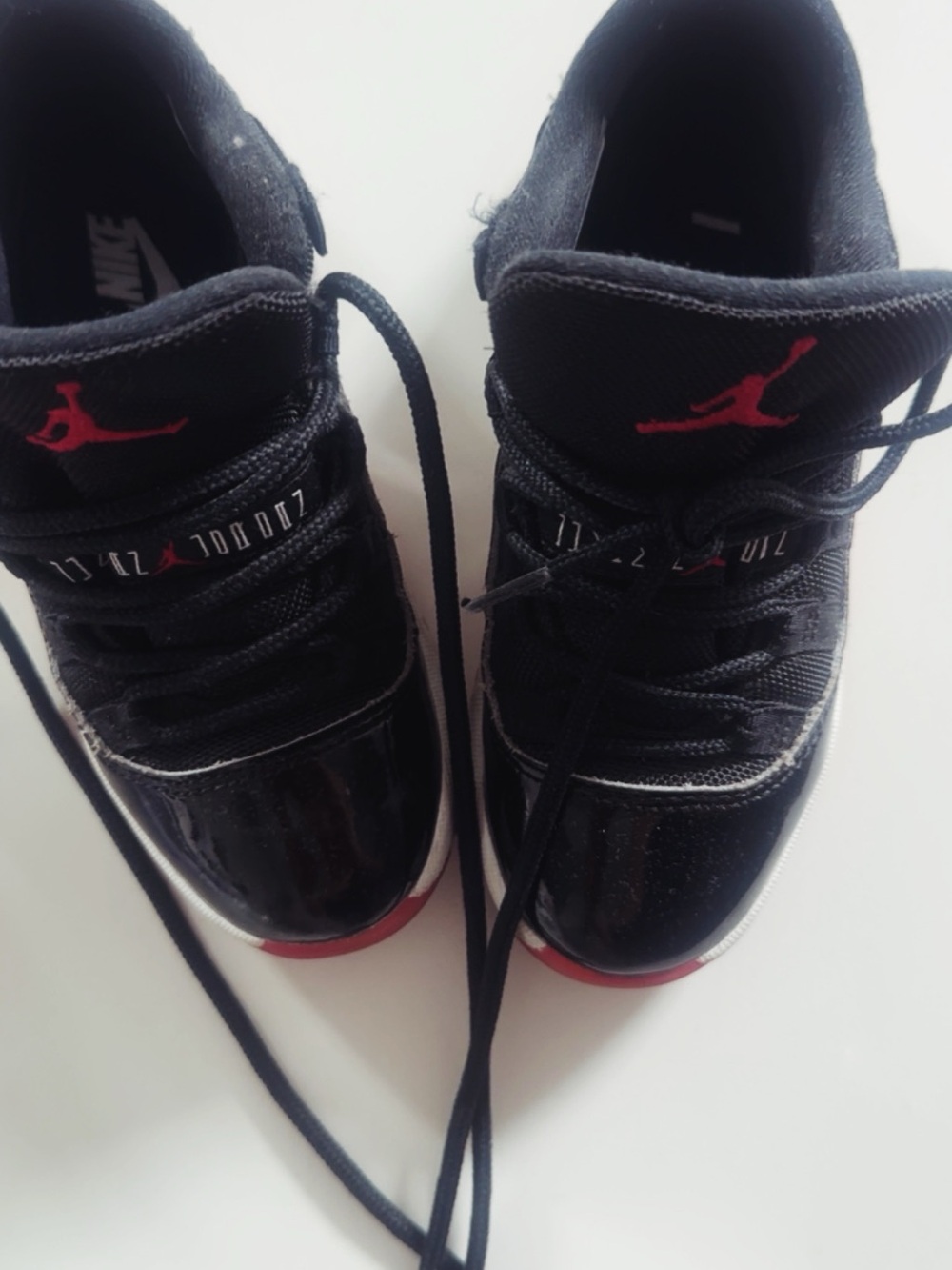 Nike Black and Red Kids Basketball Shoes